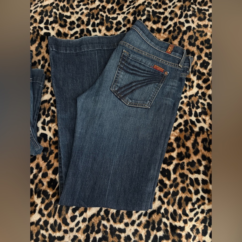 7 For All Mankind Dark Dojo Jeans size 29x31